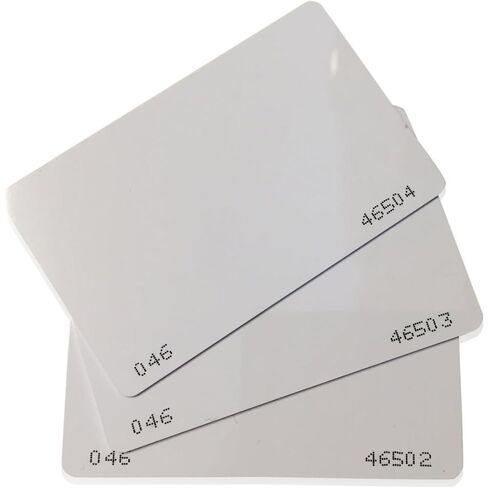 50 pcs 26 Bit Proximity CR80 Cards Weigand Prox Blank Printable Swipe Cards Compatable with ISOProx 1386 1326 H10301 Format Readers. Works with The vast Majority of Access Control Systems in Kuwait