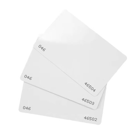 50 pcs 26 Bit Proximity CR80 Cards Weigand Prox Blank Printable Swipe Cards Compatable with ISOProx 1386 1326 H10301 Format Readers. Works with The vast Majority of Access Control Systems in Kuwait