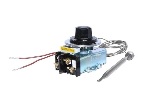 Thermostat for Steam Table/Buffet Table, Temperature Control 60-250°F, 30A RES 125-277VAC, with 3/8" x 4-1/2" Sensing Bulb in Saudi Arabia