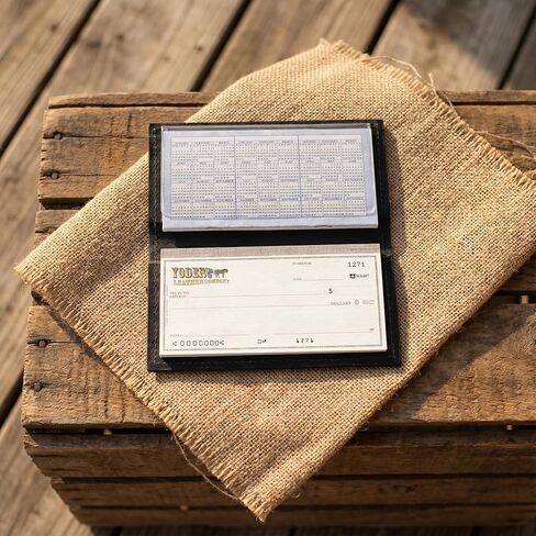 Genuine Stingray Leather Checkbook Cover in Kuwait