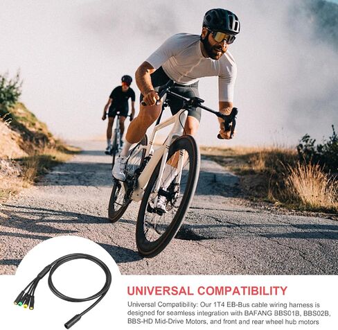 Ebike مجموعة التحكم تحويل مجموعات E-الدراجة الملحقات الأسلاك تسخير كابل توصيل مقاوم للماء للعرض ، الفرامل ، خنق الإبهام in Kuwait