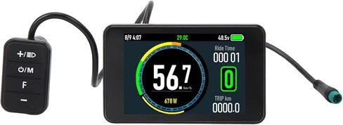 JTLB Electric Cycling T8 LCD Display Colorful Screen 24V 36V 48V 52V 60V 72V Water Proof Electric Cycle LCD Display Panel for Replacement in Saudi Arabia