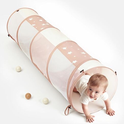 Sumbababy Tunnel Toys for Toddlers: Activity Tunnels for Young Children - Crawl Tunnels for Toddlers and Babies - Pop up Dog Tunnel in Kuwait