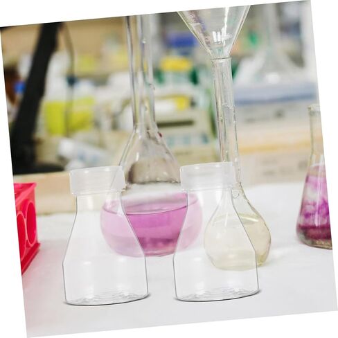 2Pcs Plastic Laboratory Flasks for Tissue Culture and Sample Preservation Reusable Cell Culture Bottles in Saudi Arabia