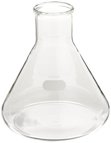 Corning Pyrex 4420-2XL Borosilicate Glass Wide Mouth Fernbach Style Culture Flask, 2800ml Capacity (Case of 6) in Saudi Arabia