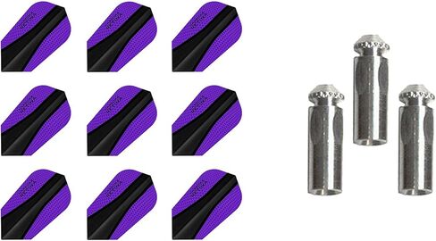3 مجموعات من Harrows Retina Slim Dart Flights بالإضافة إلى مجموعة واحدة من 3 واقيات لرحلات السهام من الألومنيوم in Saudi Arabia