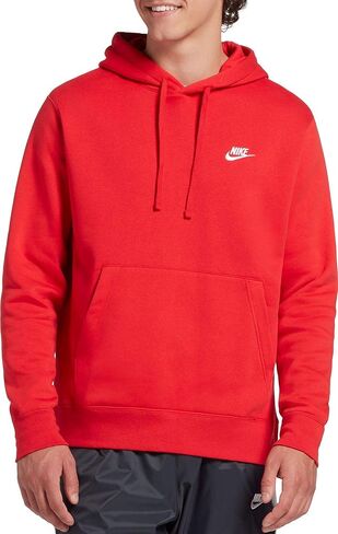 Nike Mens Club Swoosh Hoody, White, X-Large in Kuwait