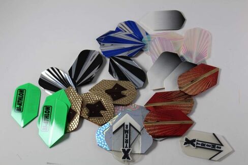 US Darts - 10 Sets (30 Flights) Mixed Slim Dart Flights Assorted Wholesale in Saudi Arabia