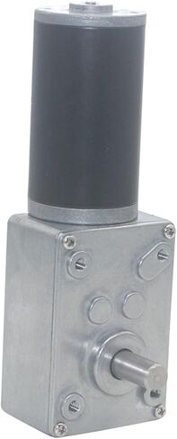 PYouo-DC Motor 5840-31zy Big Worm Gear Motor, DC12V 24V, Turbo Worm Geared Motor, Powerful Torque, Reversed Type-D Shaft High Power Low Speed Motor (Speed(RPM) : 7, Voltage(V) : 12V) in Saudi Arabia