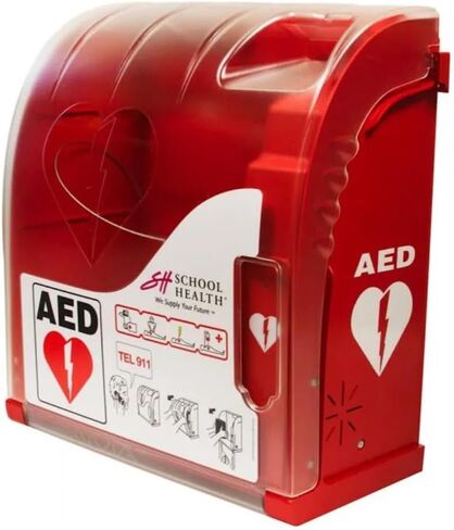 الصحة المدرسية - خزانة AED داخلية مع إنذار قوي - للمدارس ومباني المكاتب in Kuwait