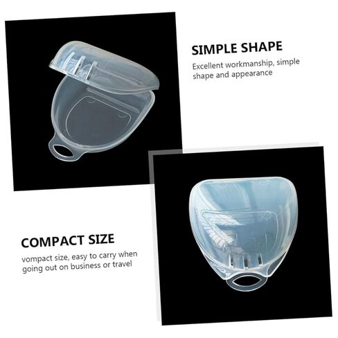 Ciieeo 5pcs Orthodontic Retainer Storage Boxes with Lids, Lightweight Denture Organizing Containers for Youth Boxing Mouth Guards and Tooth Guards, Household Tooth Socket Storage Case in Saudi Arabia