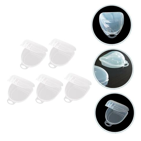 Ciieeo 5pcs Orthodontic Retainer Storage Boxes with Lids, Lightweight Denture Organizing Containers for Youth Boxing Mouth Guards and Tooth Guards, Household Tooth Socket Storage Case in Saudi Arabia
