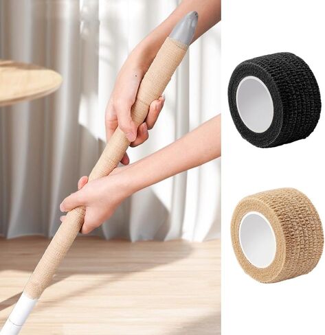 6 Pack Mop Handle Wraps Grip Fabric Non Slip Stainless Steel Pole Covers for Microfiber Spin Mop Bucket Floor Cleaning System Commercial Dust Mops Spray Mops Twist Mop Floor Mops Flat Mop in Saudi Arabia