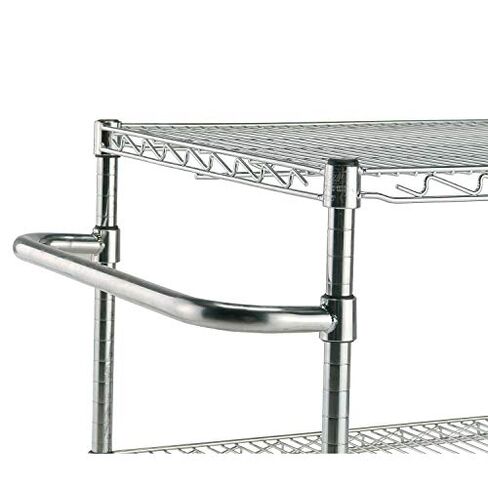 Nexel Safety Push Handle, Chrome Finish, 24"W in Saudi Arabia
