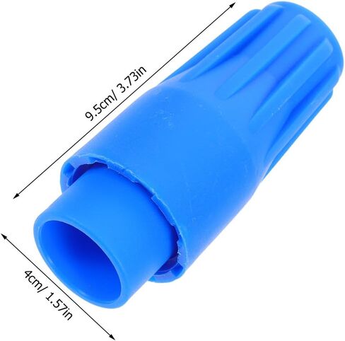 Garneck Heavy-Duty Aluminum Alloy Extension Pole Adapter with Threaded Tip for Mop and Broom Handles Secure Connection Easy Installation Replacement Part for Home and Commercial Cleaning in Saudi Arabia
