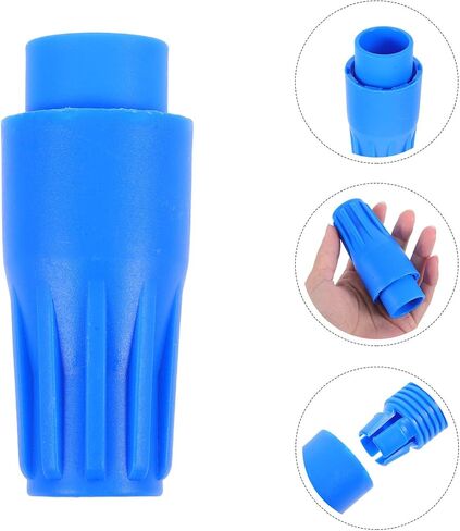 Garneck Heavy-Duty Aluminum Alloy Extension Pole Adapter with Threaded Tip for Mop and Broom Handles Secure Connection Easy Installation Replacement Part for Home and Commercial Cleaning in Saudi Arabia
