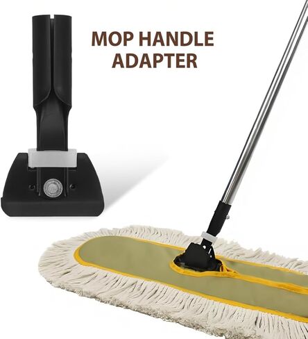 Amosfun 4Pcs Replacement Mop Rod Clamps for Commercial Mop Handles Iron Clamp Clips for Dry and Reusable Clamp Mops 6.29 X 2.95 Inches in Saudi Arabia