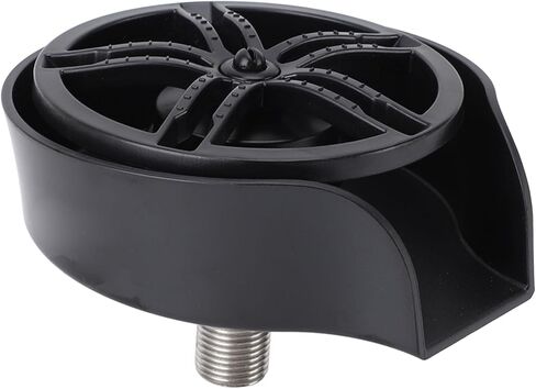 Aramox Glass Rinser, Stainless Steel with CorrosiveResistants Durability, Swift Mechanism, TimeSaving Cup Washer Attachment for Home Kitchens, Bars, Cafes (Black) in Kuwait