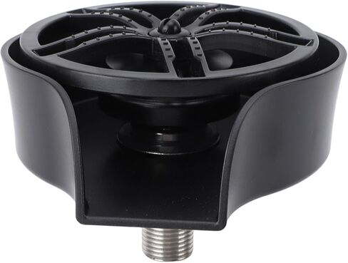 Aramox Glass Rinser, Stainless Steel with CorrosiveResistants Durability, Swift Mechanism, TimeSaving Cup Washer Attachment for Home Kitchens, Bars, Cafes (Black) in Kuwait