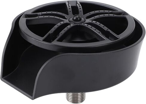 Aramox Glass Rinser, Stainless Steel with CorrosiveResistants Durability, Swift Mechanism, TimeSaving Cup Washer Attachment for Home Kitchens, Bars, Cafes (Black) in Kuwait