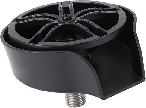 Aramox Glass Rinser, Stainless Steel with CorrosiveResistants Durability, Swift Mechanism, TimeSaving Cup Washer Attachment for Home Kitchens, Bars, Cafes (Black) in Kuwait