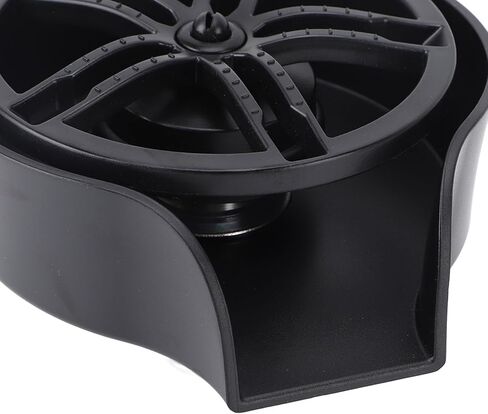 Aramox Glass Rinser, Stainless Steel with CorrosiveResistants Durability, Swift Mechanism, TimeSaving Cup Washer Attachment for Home Kitchens, Bars, Cafes (Black) in Kuwait