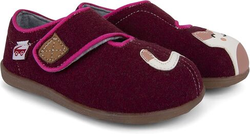 See Kai Run Cruz II - Easy-On Felted Wool Slippers for Little Kids - Gray Fox, 11 in Saudi Arabia