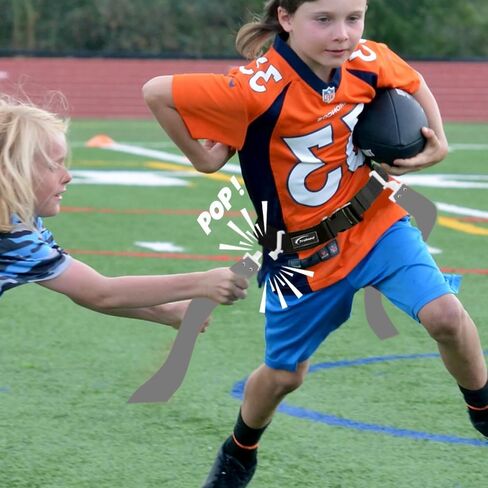 مجموعة كرة القدم ذات العلم المدرب - حزام كرة قدم قابل للتعديل مع علمين وبوب مسموع - معدات كرة قدم متينة للشباب والأطفال والكبار in Kuwait