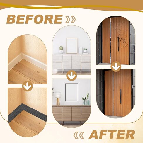 PATIKIL Wood Grain Repair Tape 2" x33', Self Adhesive Realistic Textured Repair Patch Peel and Stick Wood Tape with Scraper for Floor Door Window Furniture Table Birch in Saudi Arabia
