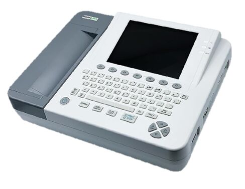 Edan SE-1200EB EKG Machine with Full Keyboard, Glasgow Interpretation, PDF Creator and USB Data Export in Saudi Arabia