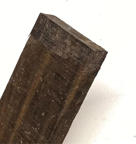 منطقة الخشب الغريبة، خشب الأبنوس الجابون، الخشب الصلب الغريب، جيتار صوتي/كهربائي، جسر لوثير فارغ | 7-3/4" x 1-1/4" x 1/2" | مستلزمات Luthier Tonewood الموسيقية in Kuwait