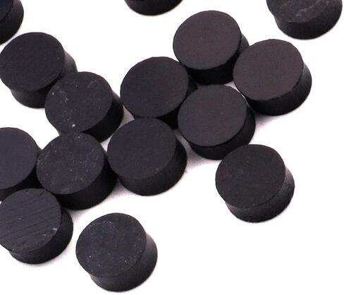 Jili Online 100/Pack Acrylic 6.0mm Guitar Fingerboard Dot Inlay Dots Position Markers Black/White Guitar Parts Luthier Repair - Black in Saudi Arabia