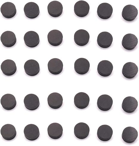 Jili Online 100/Pack Acrylic 6.0mm Guitar Fingerboard Dot Inlay Dots Position Markers Black/White Guitar Parts Luthier Repair - Black in Saudi Arabia