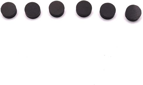 Jili Online 100/Pack Acrylic 6.0mm Guitar Fingerboard Dot Inlay Dots Position Markers Black/White Guitar Parts Luthier Repair - Black in Saudi Arabia