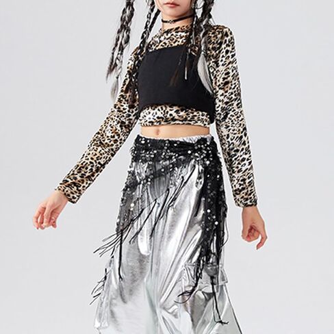 Belly Dance Hip Scarf Sequin Triangle Skirt in Kuwait