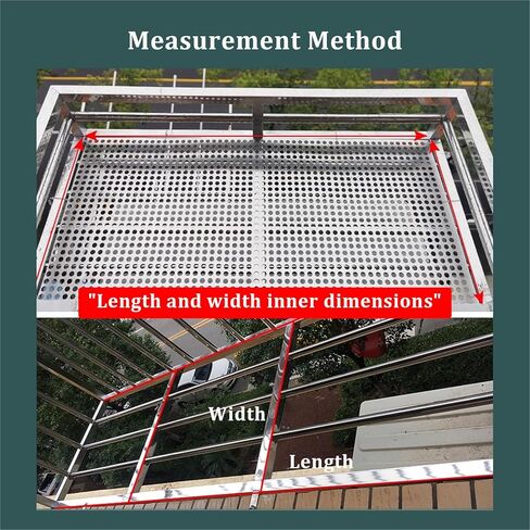 Aluminum Perforated Metal Sheets - 1/3" Holes (8mm) - Decorative Expanded Mesh Screen Steel Sheet 50x62 cm, Heavy-Duty 1.6mm Thickness for DIY & Home Projects in Saudi Arabia