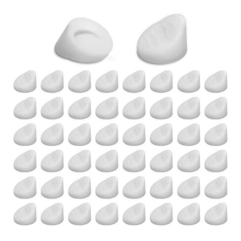 RAWILL 50PCS Door Window Screw Hole Plugs White Door Frame Plugs Diameter 5/16" x 1/4", Designed for ODL/Western Reflection Frame in Kuwait