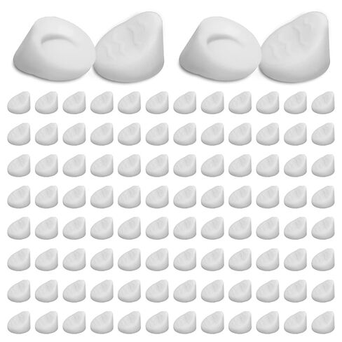 RAWILL 50PCS Door Window Screw Hole Plugs White Door Frame Plugs Diameter 5/16" x 1/4", Designed for ODL/Western Reflection Frame in Saudi Arabia