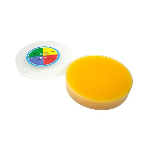 House Brand Dental Lab Dipping Wax Yellow Size: 3.82"" x 0.835"". Weight: 100g (3.5oz) Besqual in Saudi Arabia