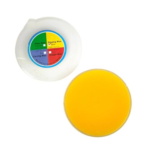 House Brand Dental Lab Dipping Wax Yellow Size: 3.82"" x 0.835"". Weight: 100g (3.5oz) Besqual in Saudi Arabia