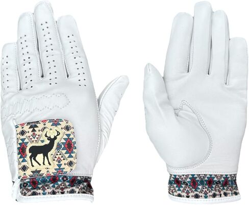 قفاز جولف أزتيك، قفازات جولف من الجلد الأبيض الفاخر للرجال والنساء، قفاز كابريتا من الجلد قابل للتنفس، ملحقات جولف أنيقة لجميع مستويات المهارة in Kuwait