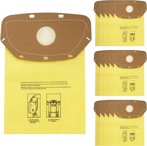 16PCS AH10232 Sealed Collar Vacuum Bags Compatible with Hoover Commercial MPWR 40V Cordless Backpack Vacuum, Leak-Proof Sealed Collar for CH93619, CH93600, Type CB1 Filter Bag in Saudi Arabia