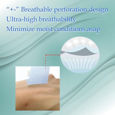 شريط طبي من السيليكون للبشرة الحساسة، مقاس 1 بوصة × 4 ياردات، لفتان باللون الأزرق لا يسبب الحساسية، شريط جراحي سهل الإزالة وقابل لإعادة الوضع للإسعافات الأولية والعناية بالجروح وصديق للبشرة in Kuwait