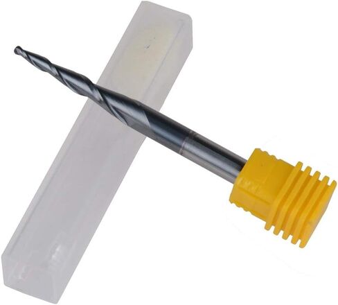 2pcs/lot Ball Nose Tapered End Mill R1.0D630.575L2F Solid Carbide 6mm Tapered End Mills Router Bits in Kuwait
