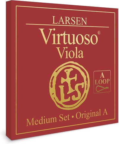 Larsen Virtuoso Viola Strings – Medium Tension Professional Set with A Loop End for Warm & Clear Sound in Kuwait