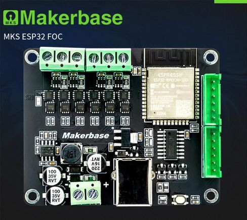 FOC Driver Controller SimpleFOC Shield bldc brushless Motor Engine Board MKS ESP32 FOC Servo Drive Robot Dog DIY Parts in Kuwait