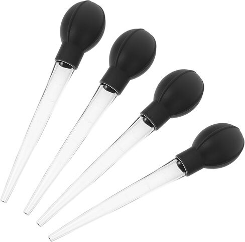 4pcs Food-grade Plastic Test Tube Measuring Tool Pipettes Dropper for Baking and Cooking in Kuwait