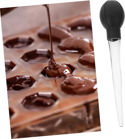 4pcs Food-grade Plastic Test Tube Measuring Tool Pipettes Dropper for Baking and Cooking in Kuwait