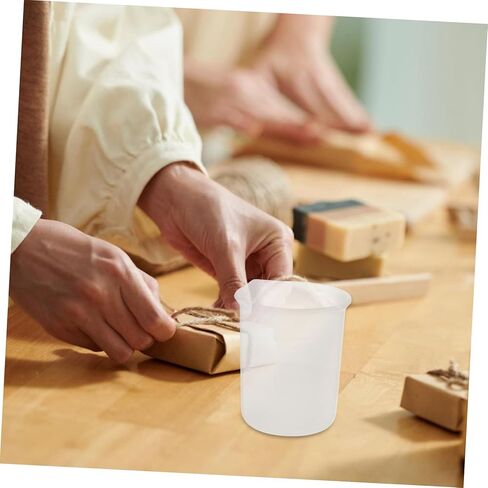 NUOBESTY 1set Non-Stick Silicone Epoxy Measuring Cups and Pipettes for Accurate Resin Mixing Craft Kit Cups and Droppers in Saudi Arabia