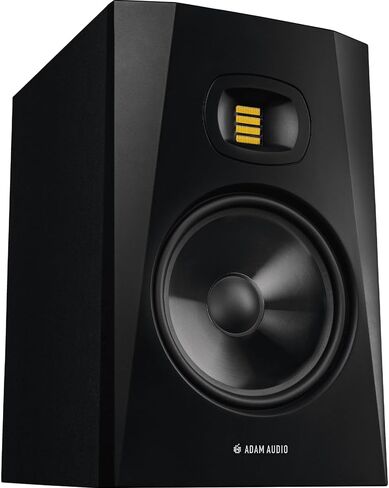 حزمة شاشة استوديو ADAM Audio AMS-T8V T8V مقاس 8 بوصات باللون الأسود مع كابل OnStage بطول 25 قدمًا XLR 2 حزمة in Kuwait